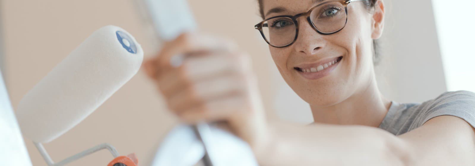 Decorative background showing painted wall texture